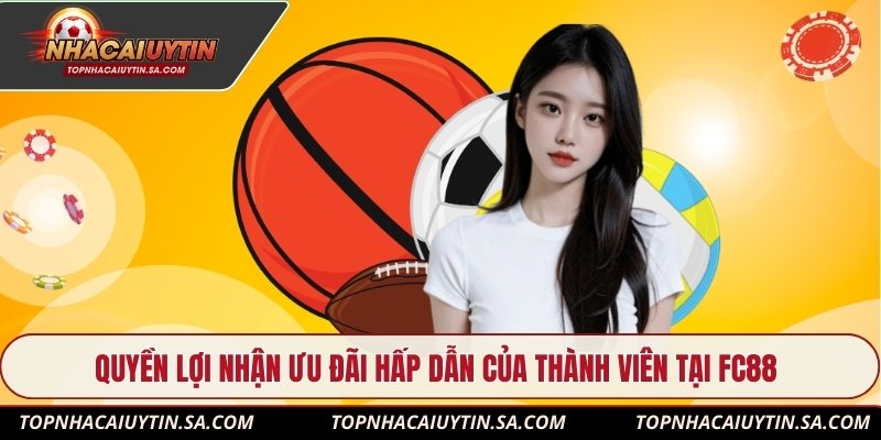 Quyền lợi nhận ưu đãi hấp dẫn của thành viên tại Fc88